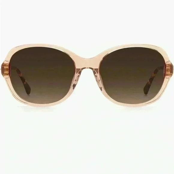 Kate Spade 57mm Yaelfs Oversize Sunglasses in Brown/ Brown Gradient NWT - Picture 1 of 7